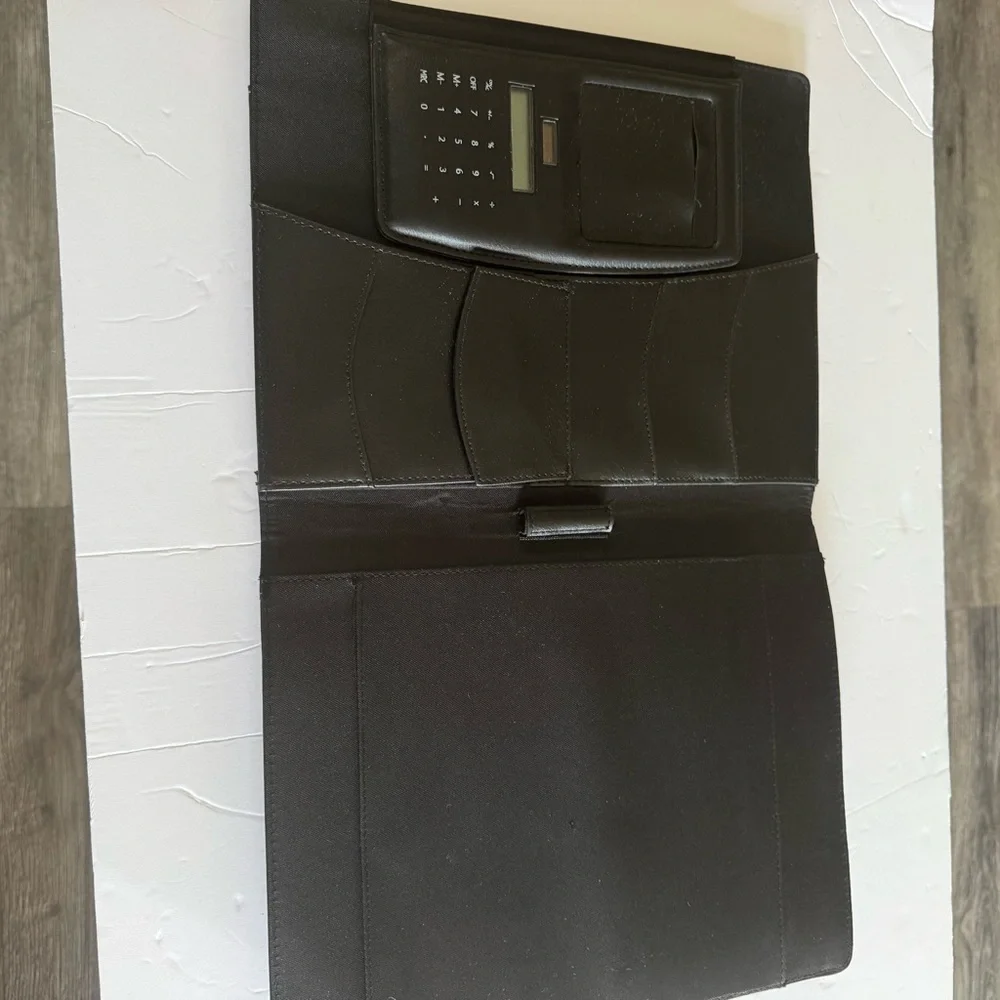 Avon Elegant Black Leather Organizer